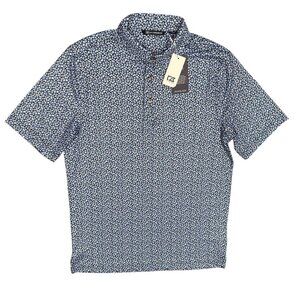 NWT Cutter & Buck DryTec Golf Shirt Polo Floral Short Sleeve Stretch Small